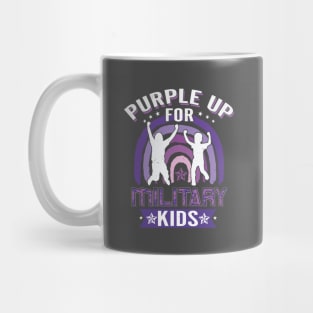 Purple Up For Military Kids Military Child Month USA Mug